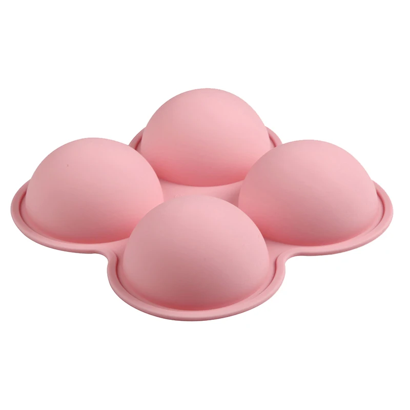 4-полая полусфера силиконовая форма для торта шоколадного желе пудинга купола