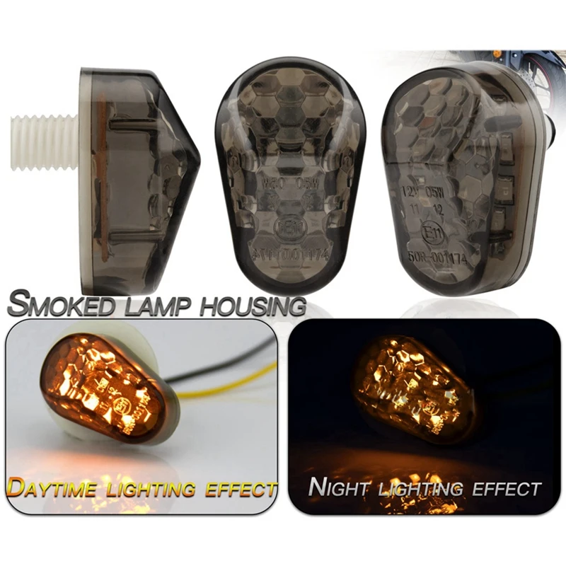 Мотоциклетный светодиодный индикатор поворота для Yamaha YZF R1 R6 SFZ1S FAZER 4 шт.