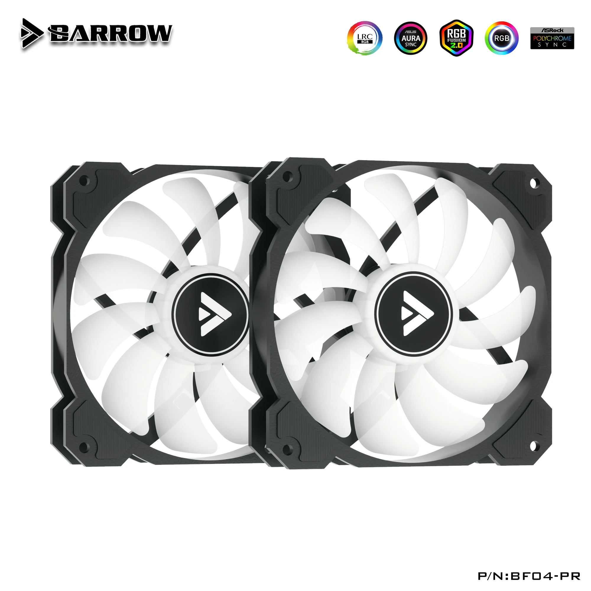 

Barrow BF04-PR, PWM Fans, LRC 2,0 5V, 6pin интерфейс, Φ/Speed интегрированные вентиляторы радиатора, необходимо работать с контроллером