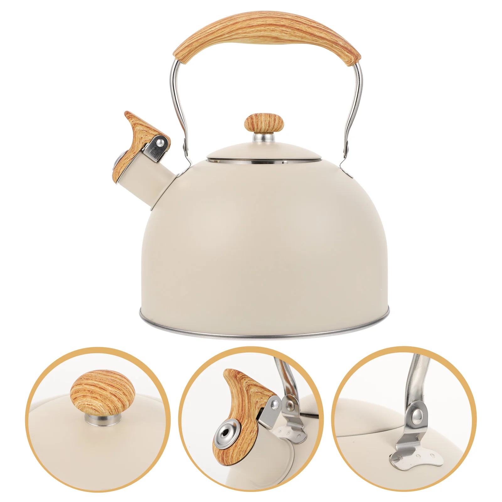 

Kettle Tea Whistling Stovetop Water Stove Teapotpot Steel Stainless Boiling Teakettle Coffeekettles Gas Handle Whistleheating