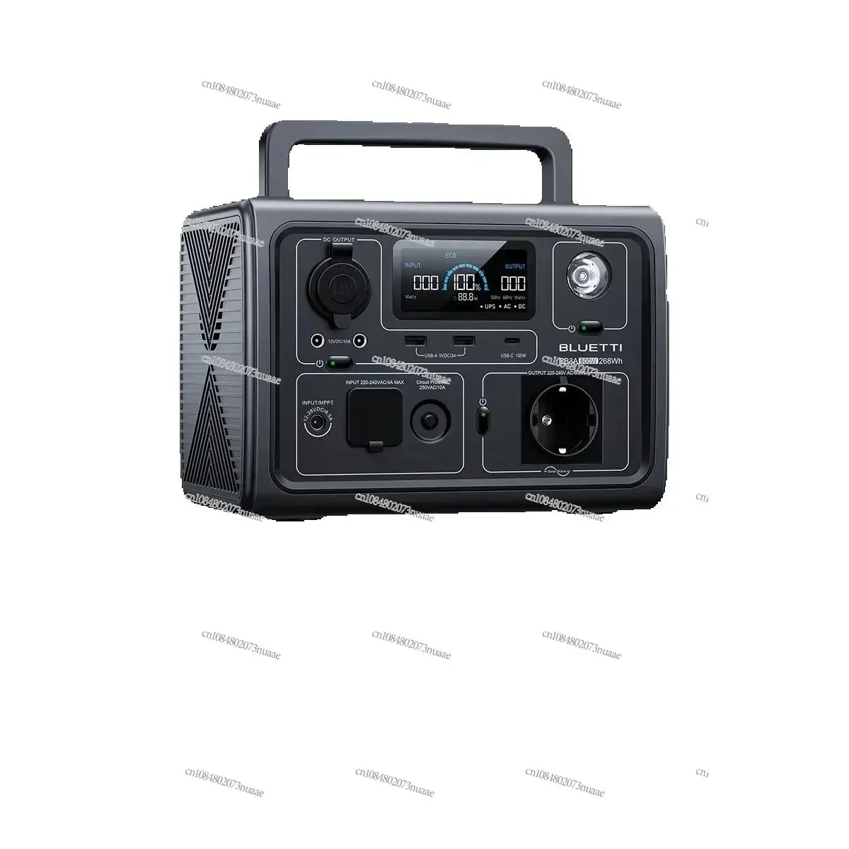 Портативный солнечный генератор EB3A 268 Втч 600 Вт с аккумулятором LiFePO4 для кемпинга