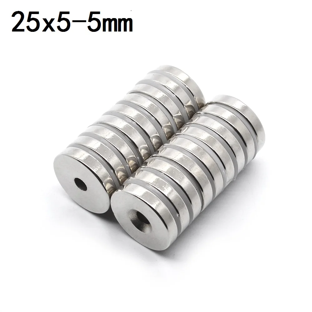 

10 шт., неодимовые магниты, диаметр 25x5-5 мм