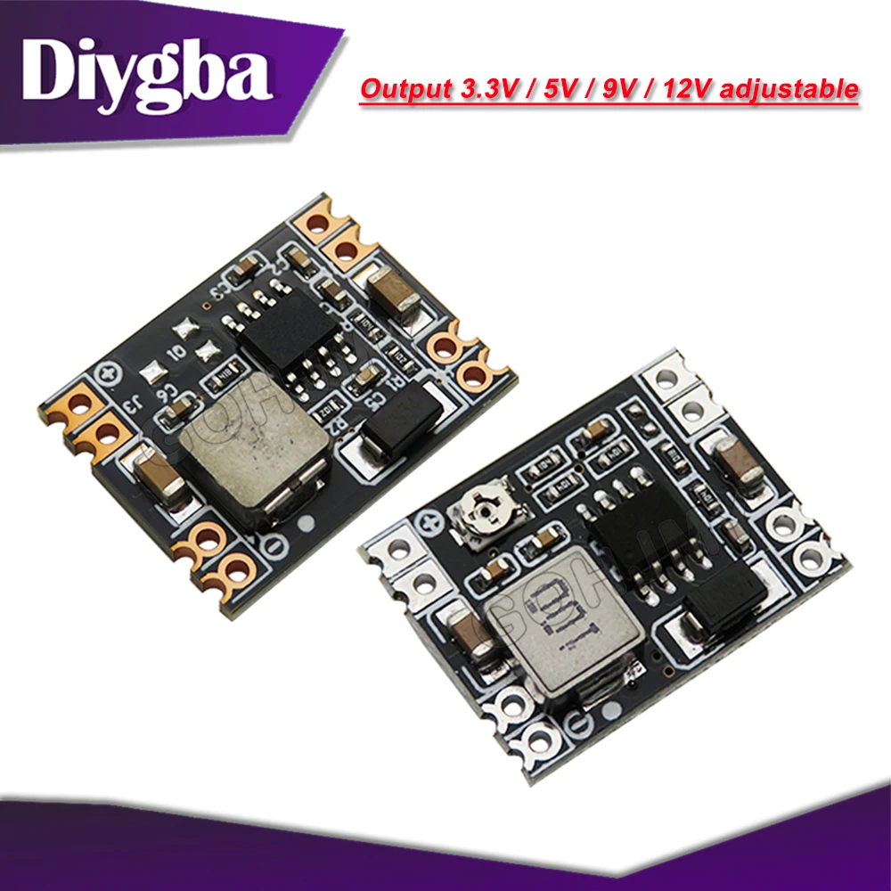 DC-DC понижающая плата 3A Регулируемый Модуль питания MP1584EN 24В 12В 9В до 3 3в 5В
