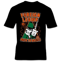 foreign legion clockwork t shirt punk skinhead oi cock sparrer oi mens 100 cotton casual t shirts loose top size s 3xl