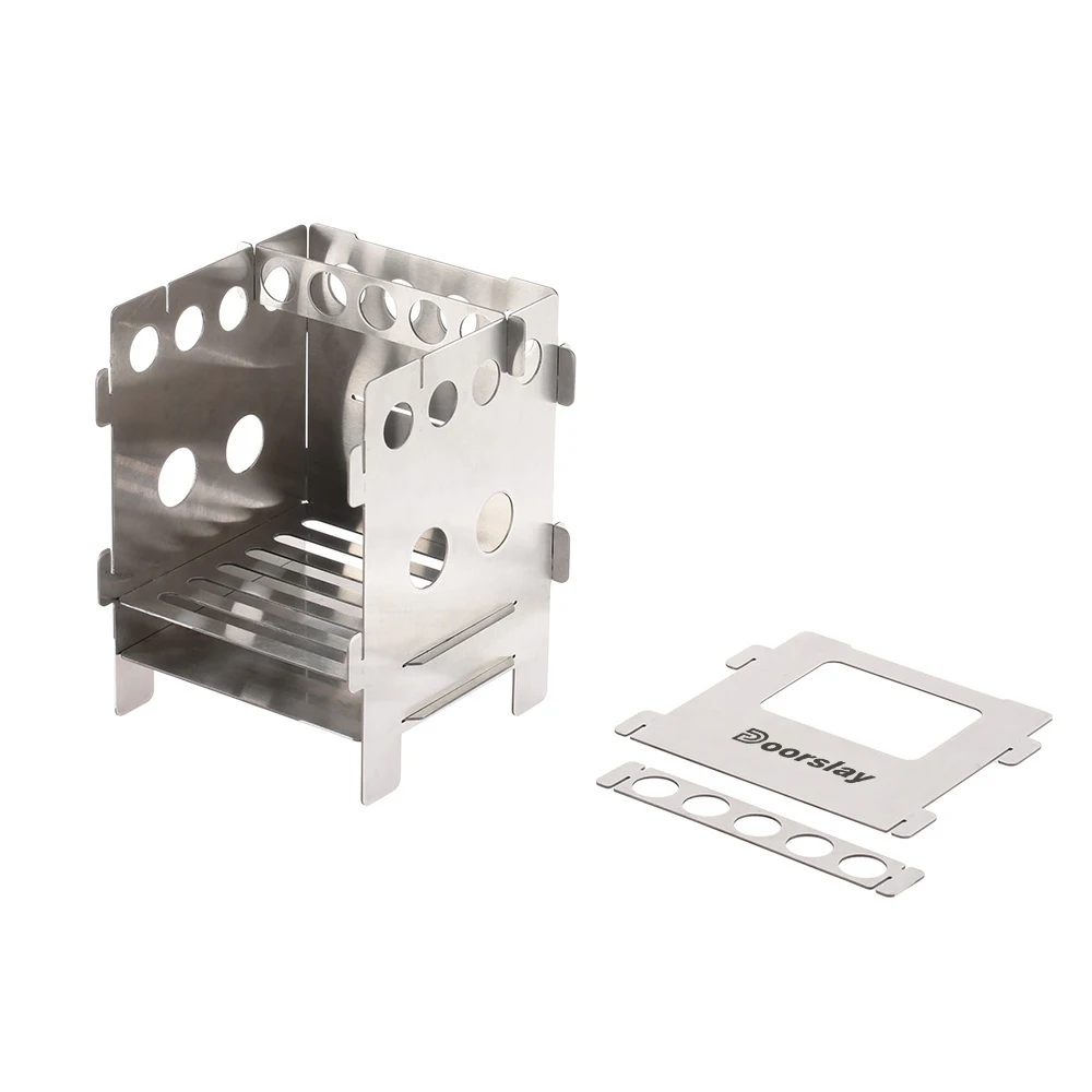 Портативная Легкая Складная Деревянная Плита Из Нержавеющей Стали