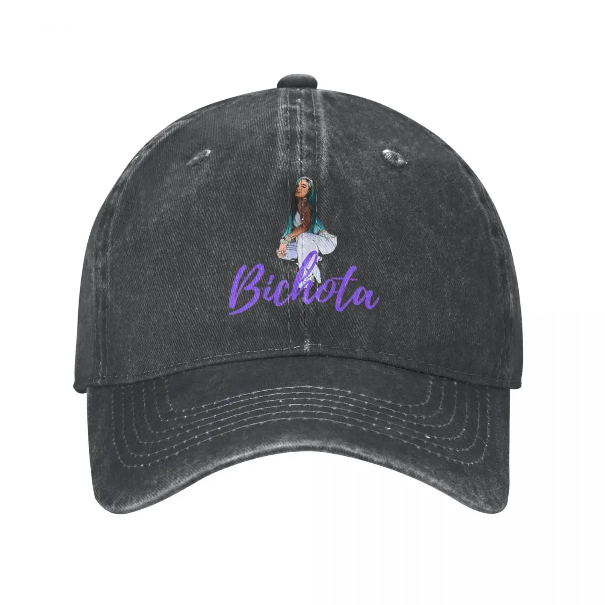 Бейсбольная кепка в стиле унисекс Karol G Bichota потертая классическая шляпа Snapback для