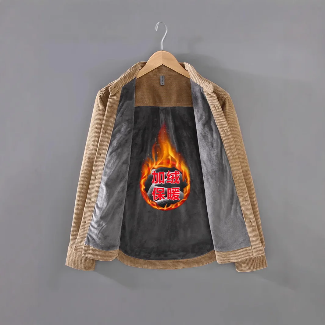 Зимняя повседневная мужская молодежная куртка на толстой бархатной подкладке