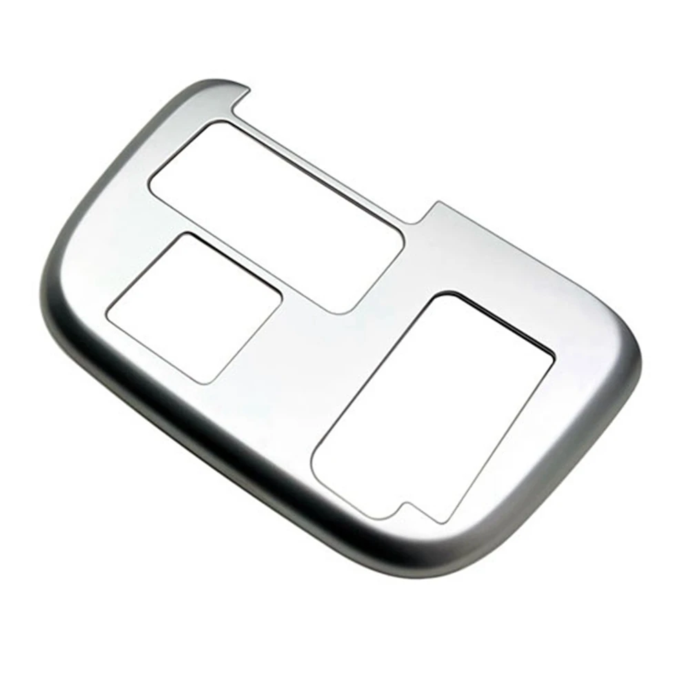 Автомобильная Матовая серебристая панель переключения передач с центральным