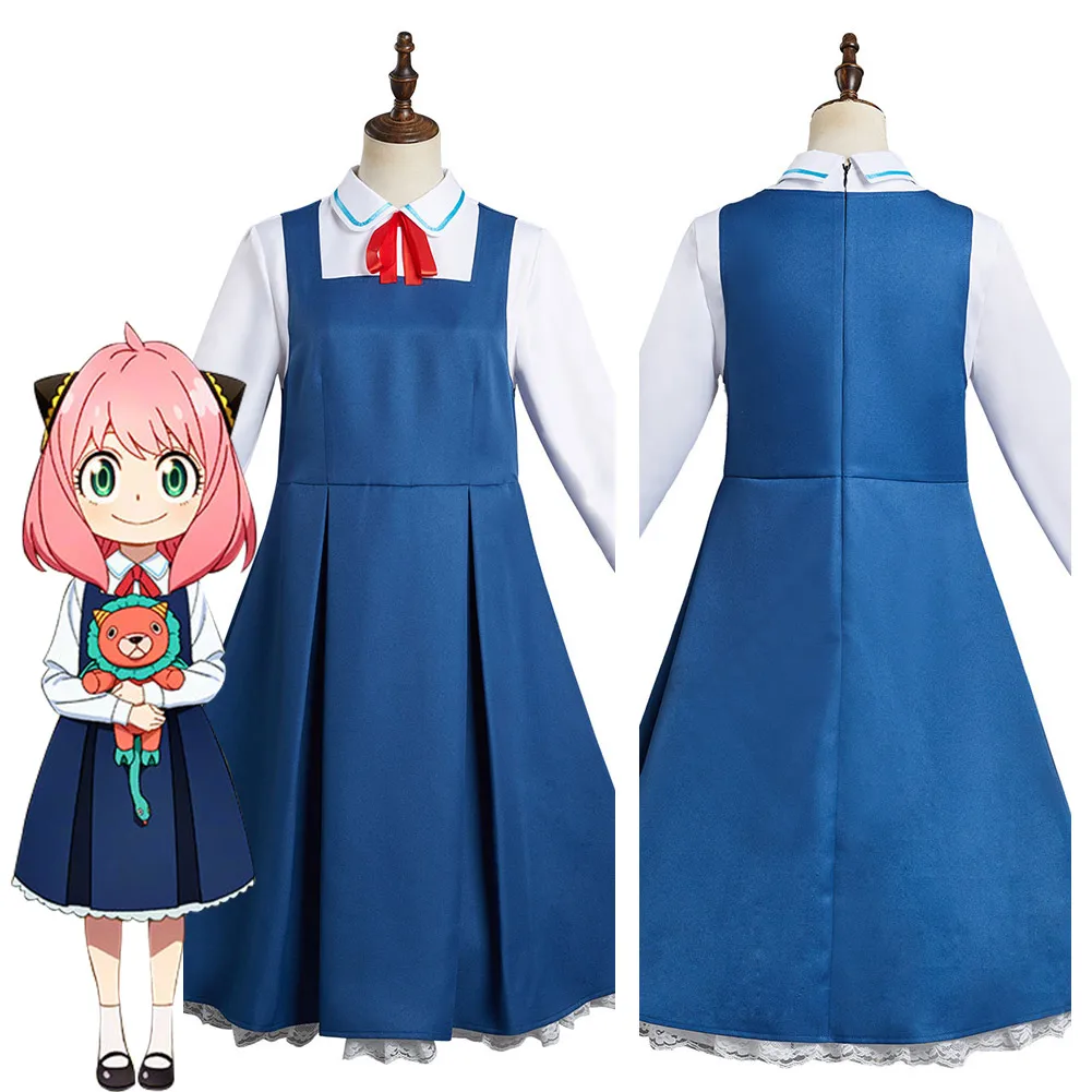 

SPY×FAMILY Anya Forger Cosplay Costume Dress Outfits Halloween Carnival Suit