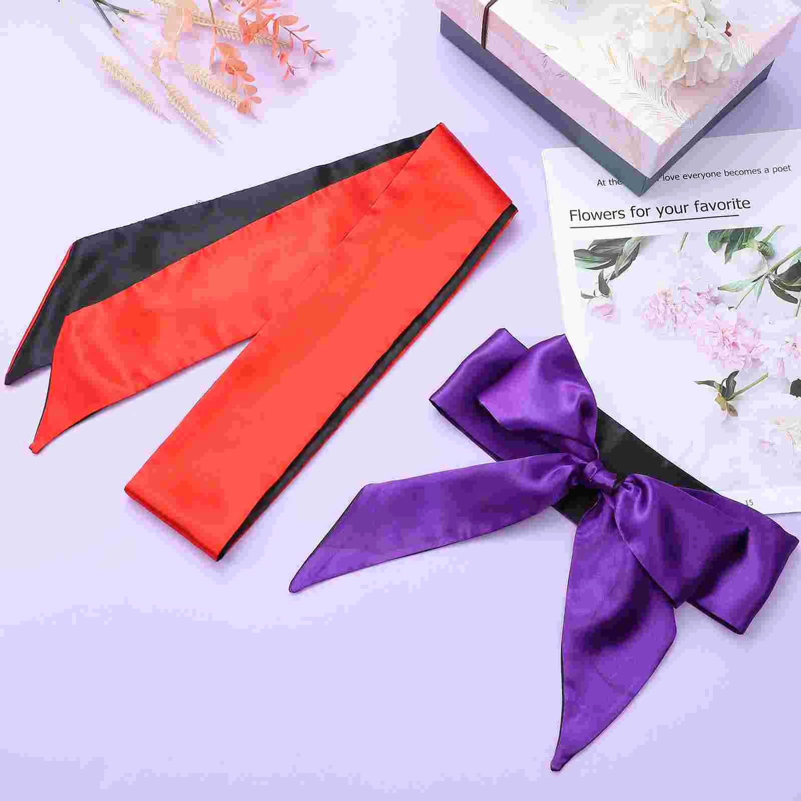 Фото Повязка на глаза маска для глаз атласные спящие взрослые Eyemask игровые аксессуары регулируемый ремешок №2