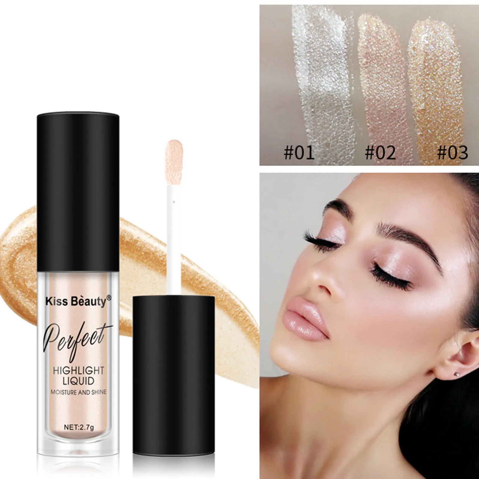 

Makeup Highlighter Face Contouring Makeup Brightener Concealer Liquid Highlighter Primer Bronzer Face Glow Cosmetics Maquillaje