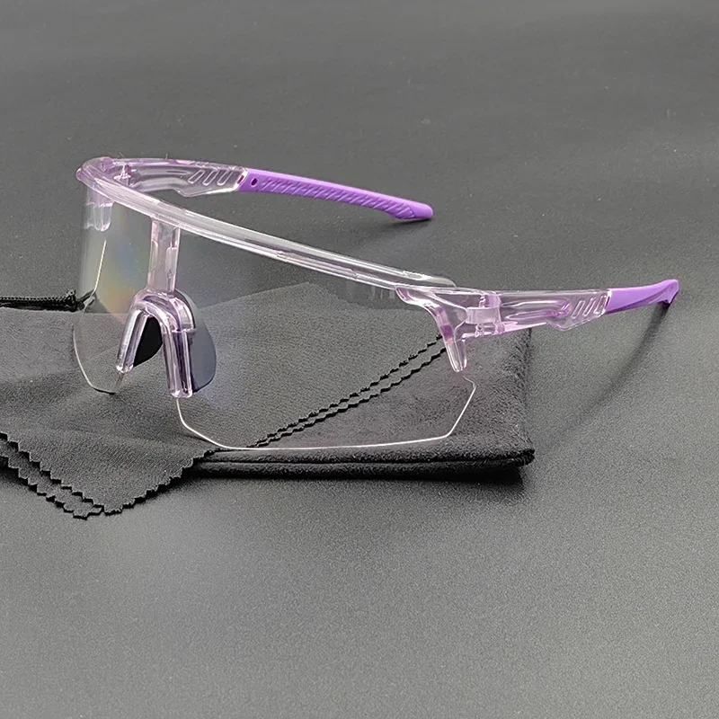 Фотохромные линзы 2024 велосипедные очки для мужчин и женщин спортивные