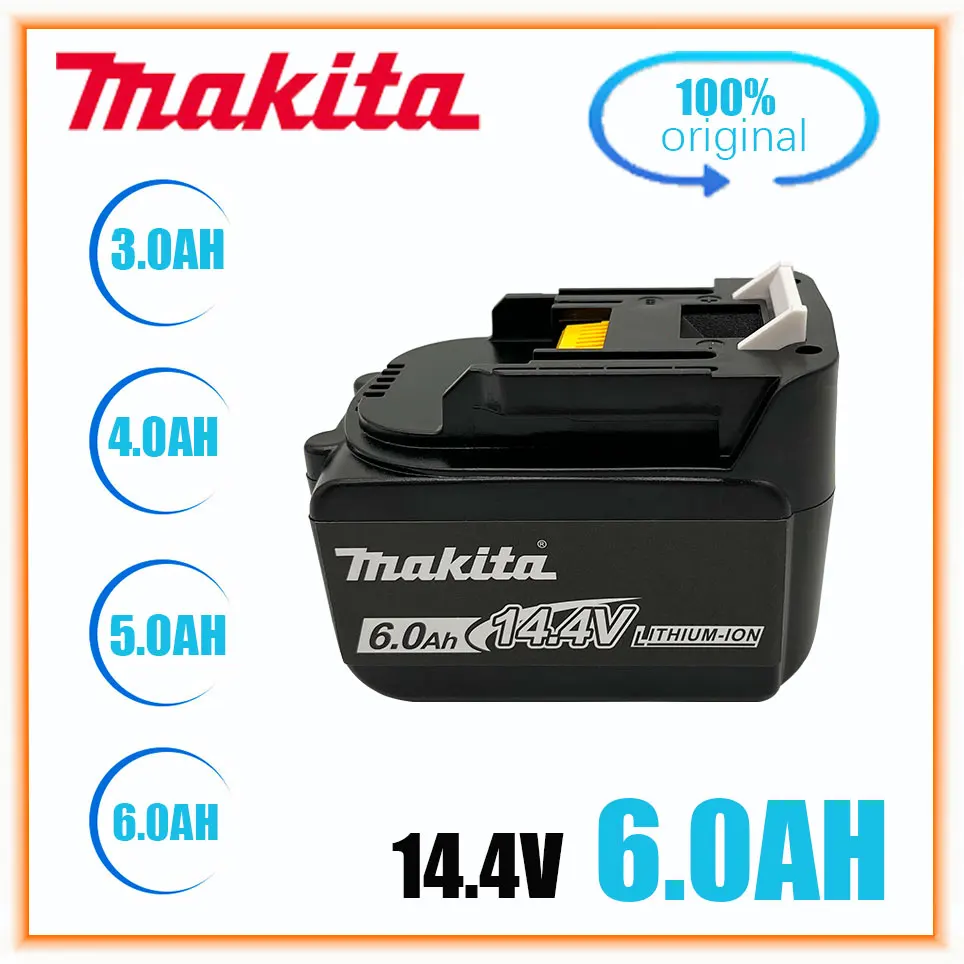 Аккумулятор Makita 14,4 Ач 196875 Ач 194558 Ач 195444 Ач в с индикатором яркости для BL1430 BL1415 BL1440-4-0-8