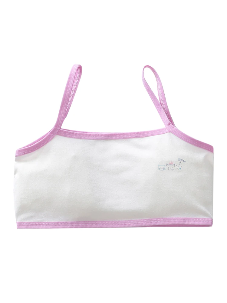 LHMOFA Тренировочные бюстгальтеры для девочек-подростков тонкое хлопковое нижнее