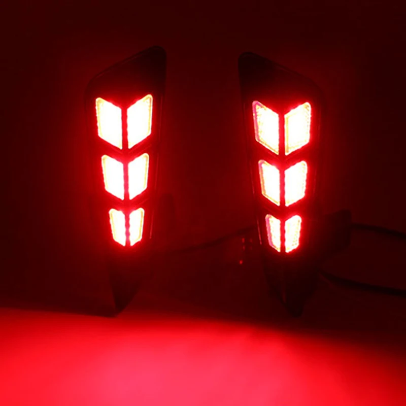 LED DRL для Toyota C-HR CHR 2016 2017 2018 2019 задний свет туманной фары бампера заднего хода фонарь тормозного света предупреждение на.