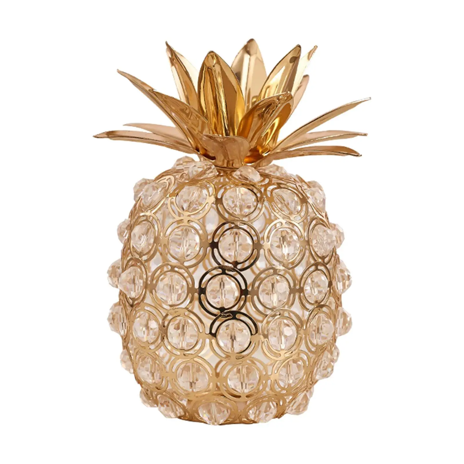 

Nordic Crystal Fruit Statue Ornaments Figurine Home Office Decor Apples