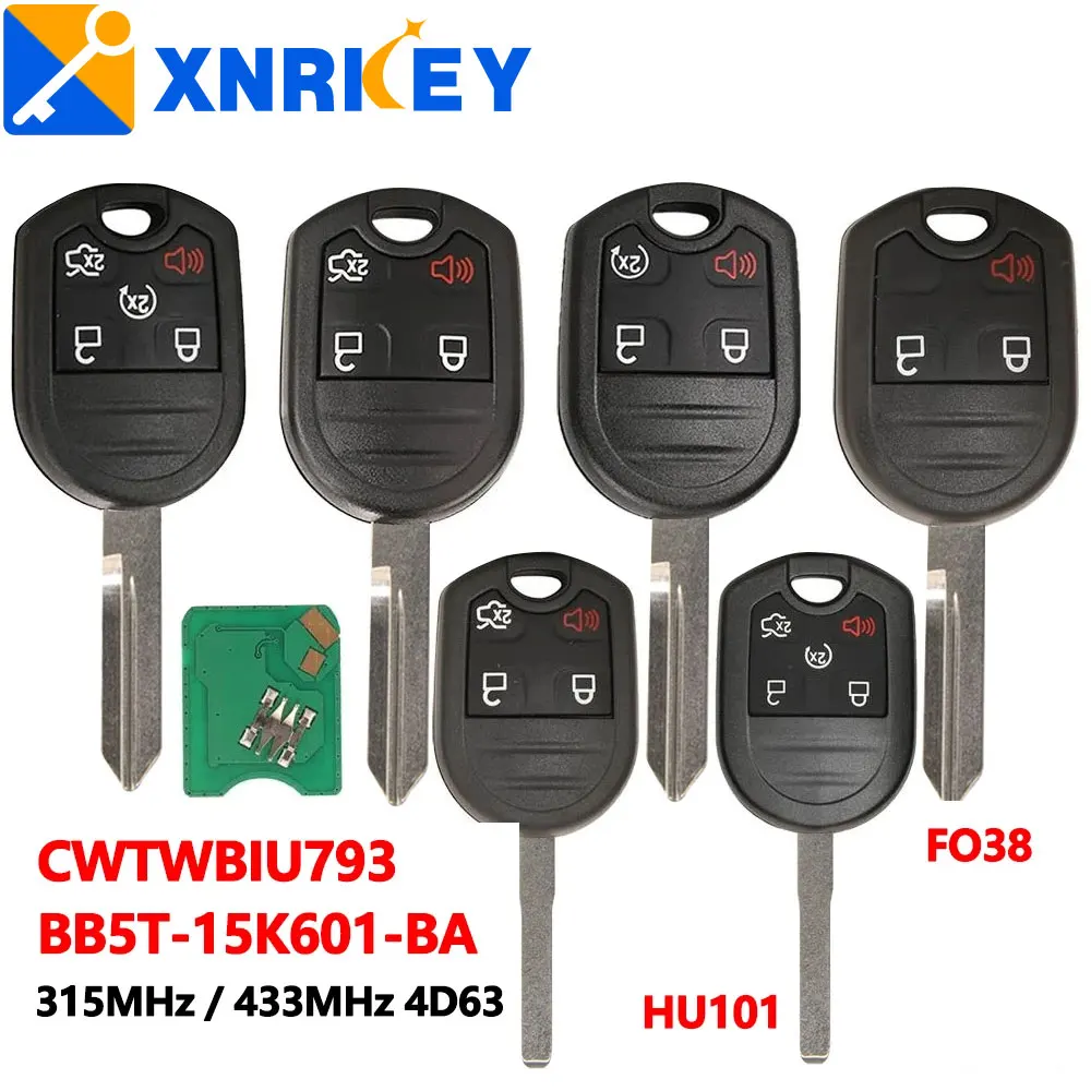 Пульт дистанционного управления XNRKEY CWTWB1U793 2011-2013 с кнопкой 3/4/5