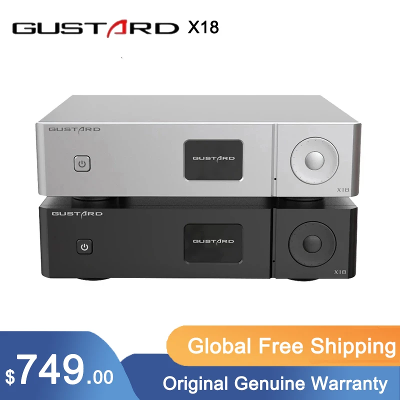 

Декодер Gustard X18 MQA ES9038 PRO Bluetooth 5,0 XU216 процессор LDAC HD PCM768kHz DSD512 высокопроизводительный аудиоцап