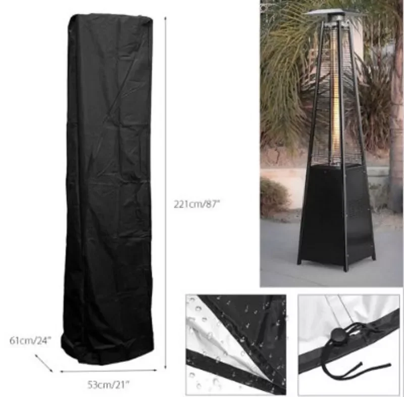

Courtyard outdoor rain proof and dust cover air energy heater dust cover waterproof cover furniture cover 221 * 53 * 61