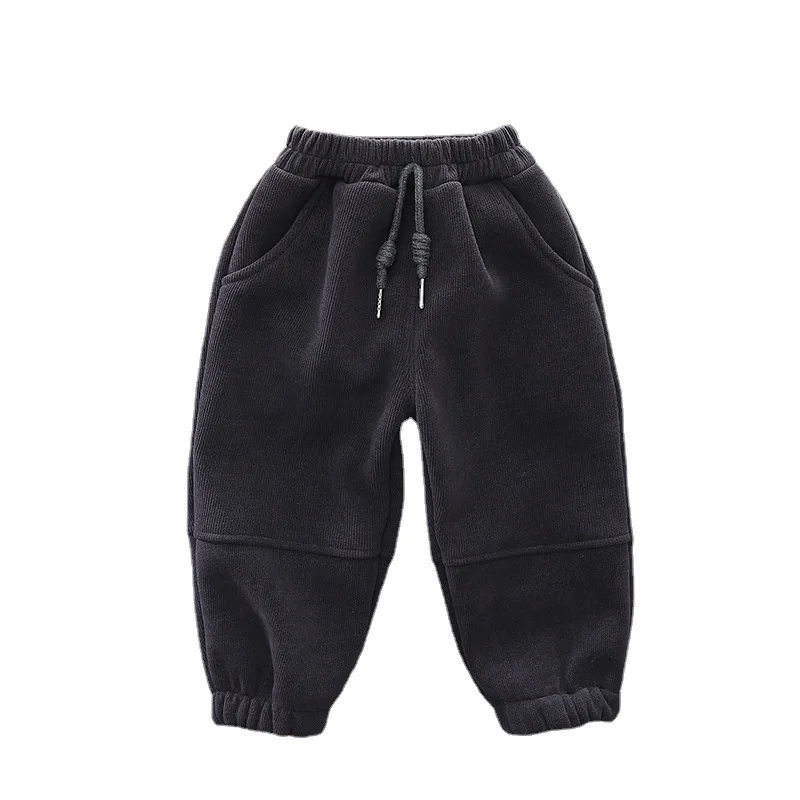 

New Winter Kids Trousers Baby Clothes For Boys Children Girls Solid Thicken Warm Pants Toddler Casual Costume Infant Sportswear