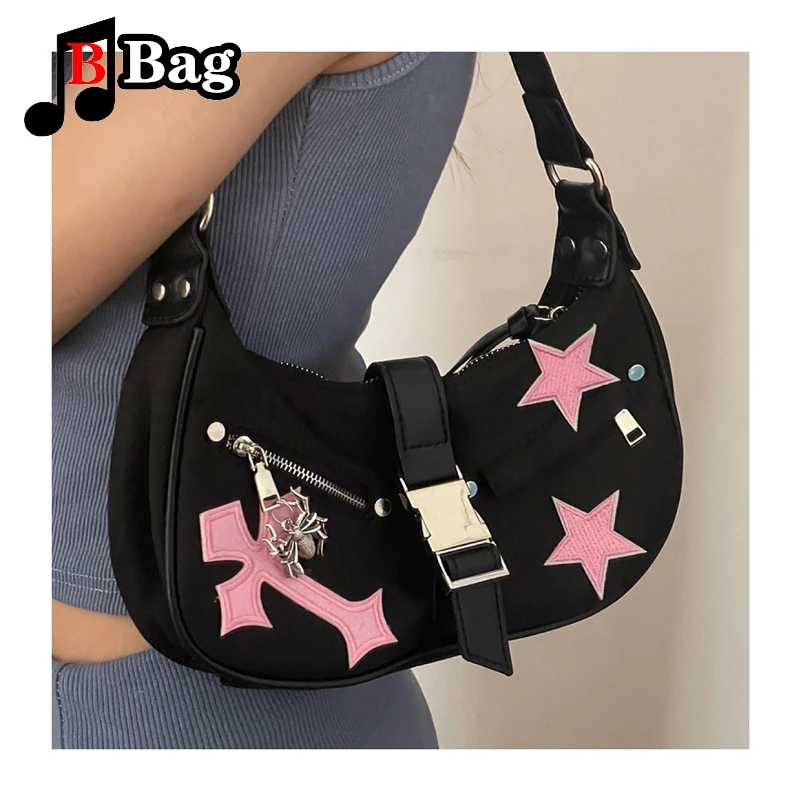 Женская сумка-тоут через плечо в готическом стиле