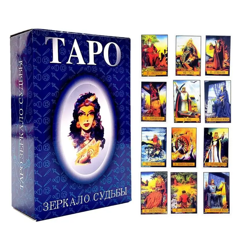

Доска для русских карт Tapo Tarot 79 карт с инструкцией для семьи, друзей, семейный подарок, развлечения, настольные игры для начинающих