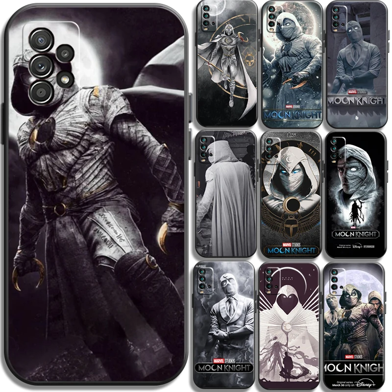 

Marc Spector Knight Phone Cases For Xiaomi Redmi Note 10 10S 10 Pro POCO F3 GT X3 GT M3 Pro X3 NFC Soft TPU Coque Funda