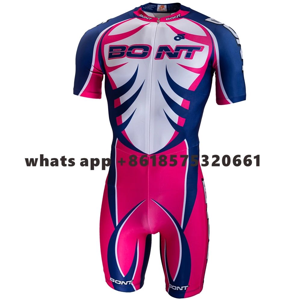 

Bont 2022 Men Skating Team Club Practice Comfort Skinsuit Clothing Ciclismo Inline Speed Skating Fast Skate Competition Jumpsuit