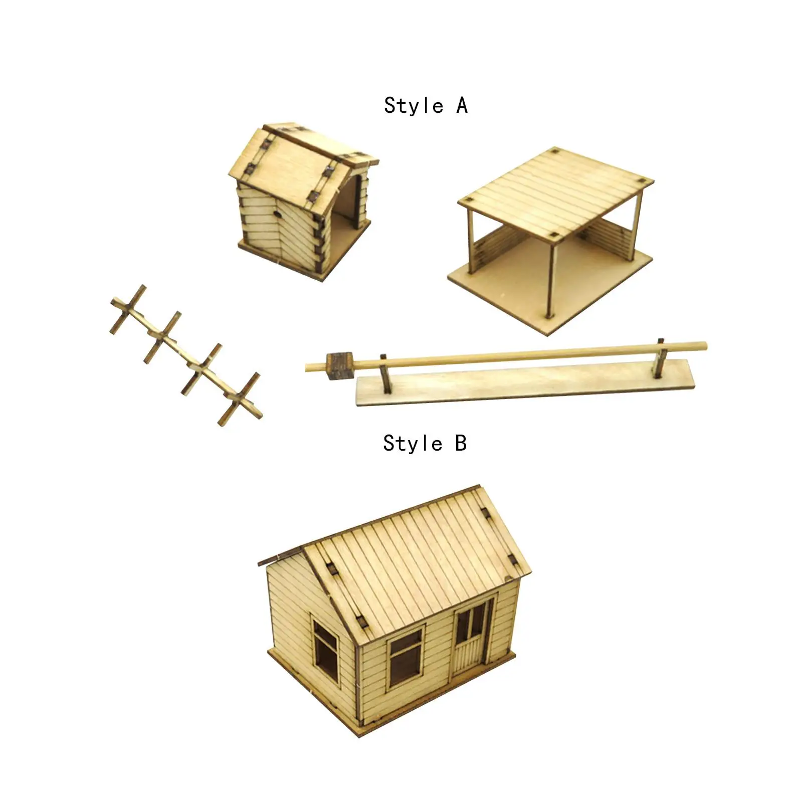 

Деревянные наборы моделей, 3D Пазлы ручной работы, поделки «сделай сам», масштаб 1:72, наборы строительных моделей для архитектуры, аксессуары, архитектурная модель
