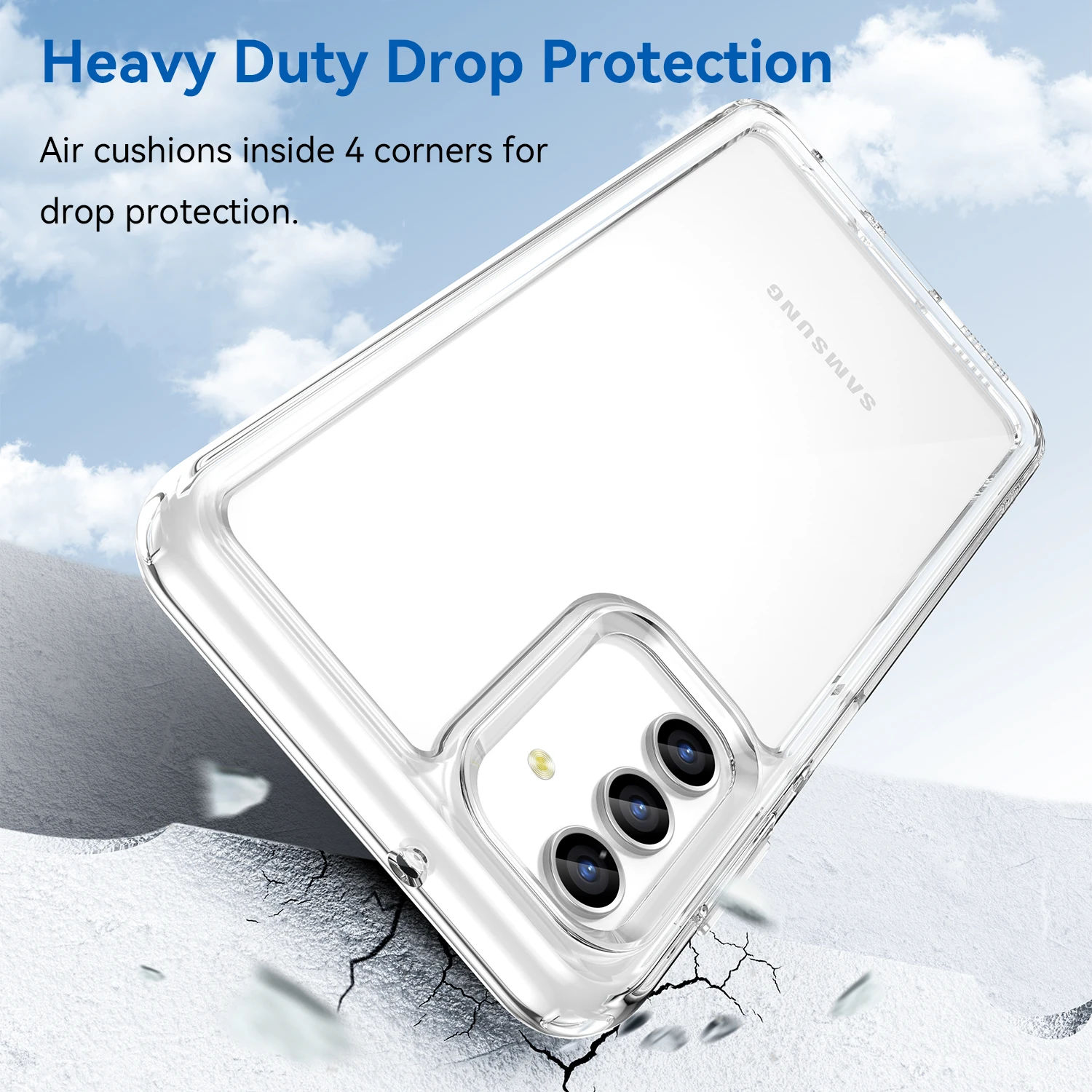 For Samsung Galaxy A13 Clear Case For Samsung Galaxy A13 A23 A53 A33 Cover Funda Hard Translucent Phone Bumper For Samsung A13