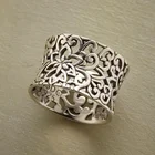 Женское кольцо из металлического сплава, в стиле ретро