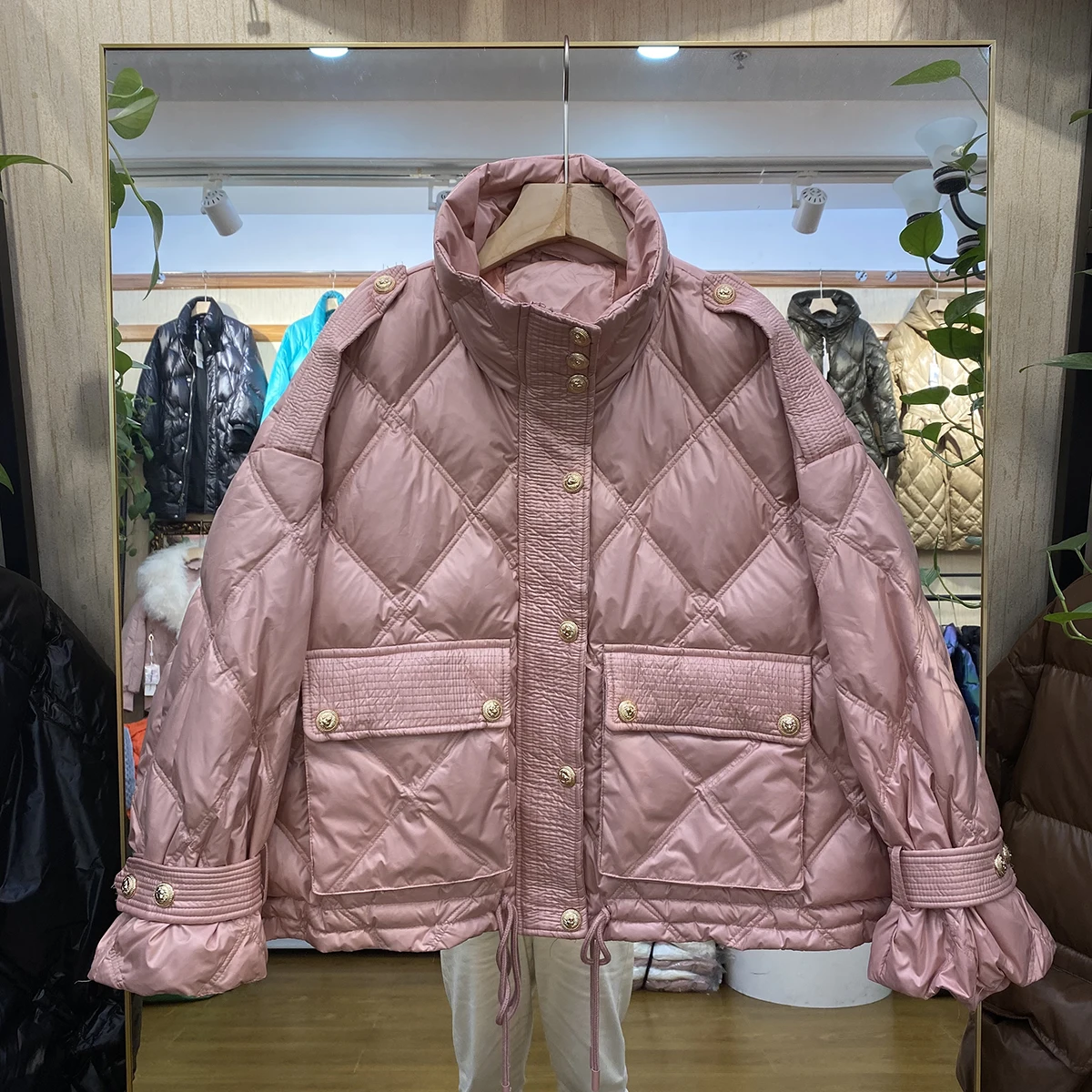 New Women Down Jacket Casual Style Autumn Winter Coats And Parkas Female Outwear
