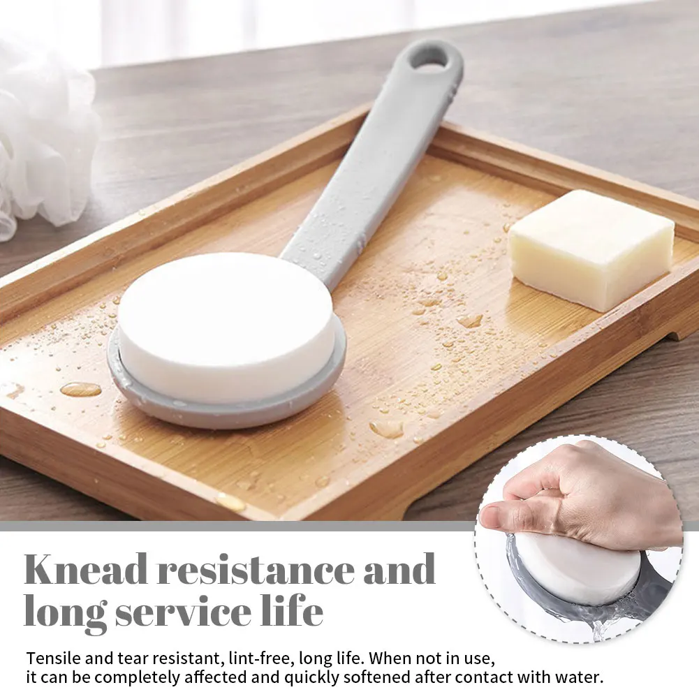 

Sponge Brush With Long Handle Back Body Brush Bath Shower Scrubber Skin Exfoliating Cleaning Brush Bathing Tools