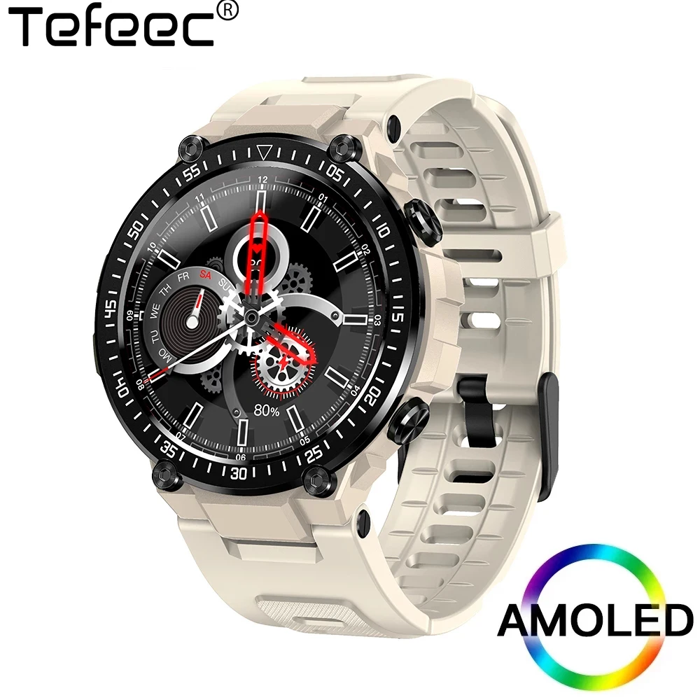 

2022 New Smart Watch for Men 1.39 inch AMOLED Screen Bluetooth Call Music Control IP68 Waterproof Alarm Clock Men' Smartwatch