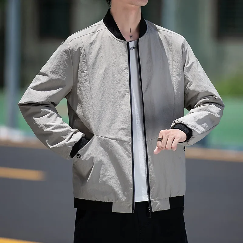 Новая мужская повседневная куртка-кардиган с длинными рукавами и капюшоном