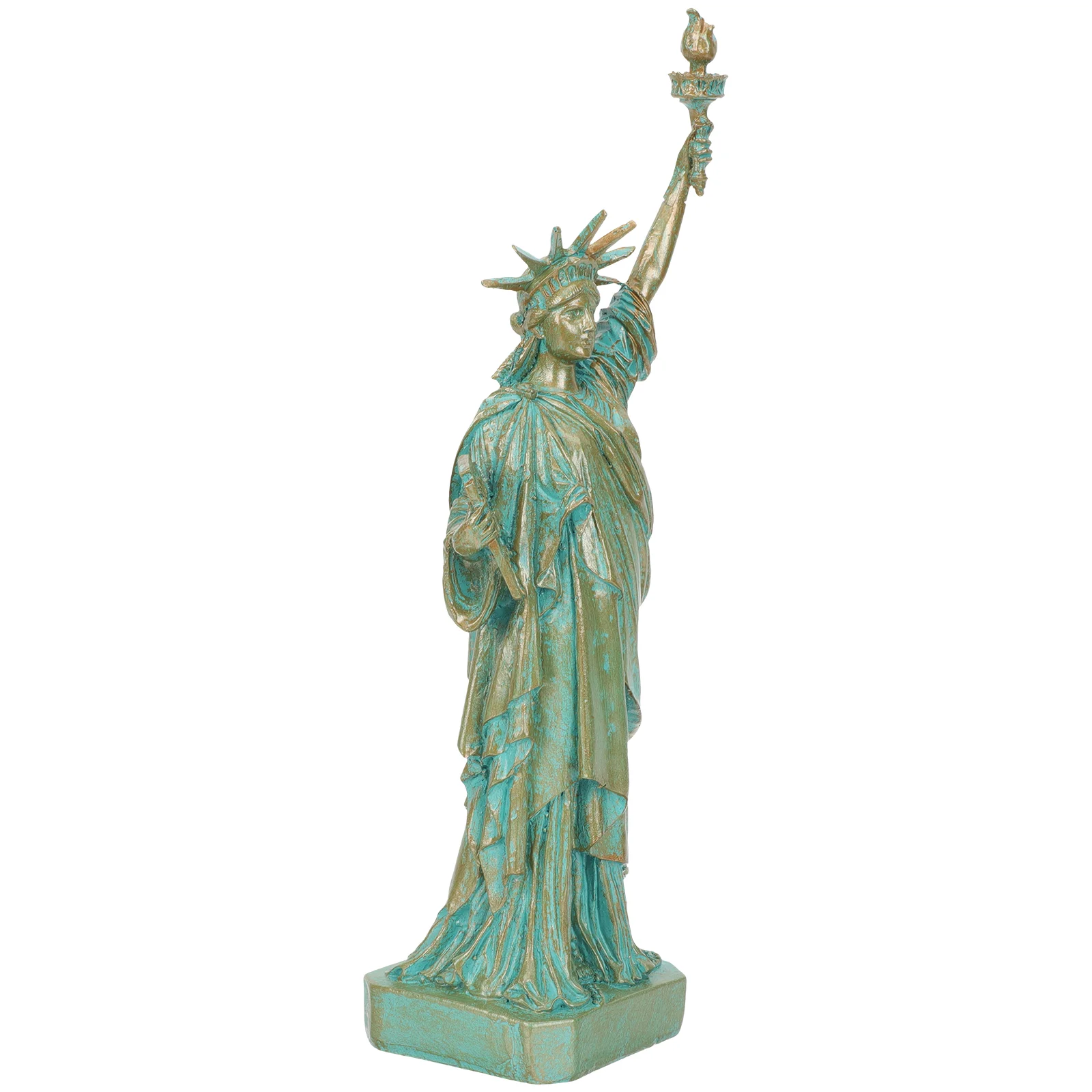 

Statue Liberty Ornament Dinner Table Decor Sand DIY Materials Resin Goddess Of Sculpture Model Creative Adornment Office Garden