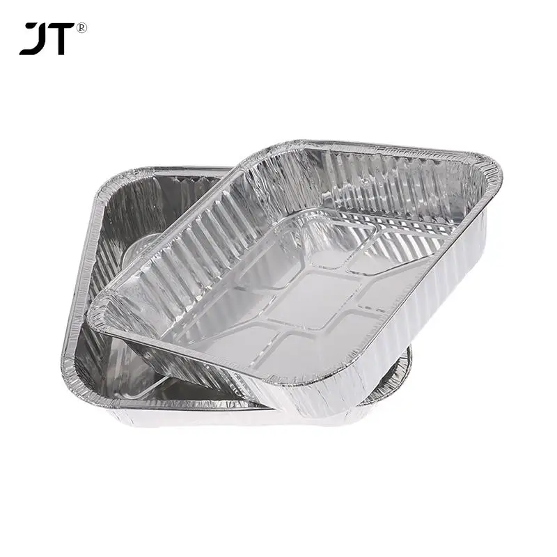 

10 шт., квадратная алюминиевая форма для жарки, барбекю