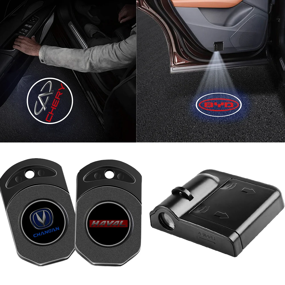 

Car Door Emblem Light LED Welcome Lamp Wireless Laser Projector Auto Accessories For Hyundai i30 tucson accent i20 ix35 kona i10