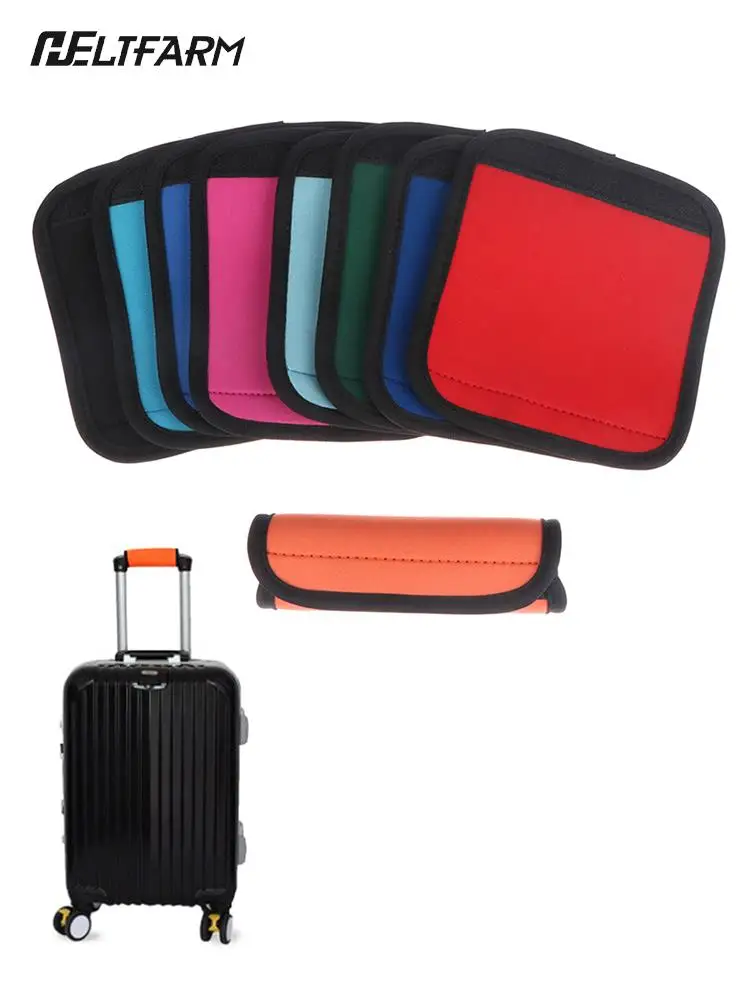 

Comfortable Luggage Handle Cover Neoprene Suitcase Wrap Grip Soft Identifier Stroller Armrest Protective Cover Handle Protective