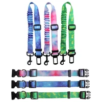 new adjustable explosion proof pet dog car seat belt dog harness and leash set dog accessories supplies