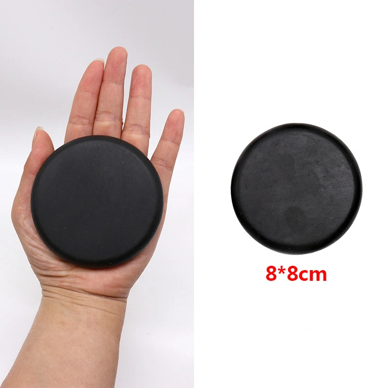 

1 шт. натуральный массажный камень для лица, лавовый базальтовый горячий камень для спа-массажа, терапевтический камень для массажа тела и лица