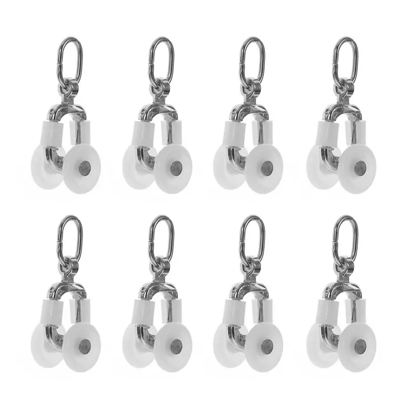 

20 Pcs Roller Premium Prime Professional Durable Wheel Pulley for Window Home Curtain