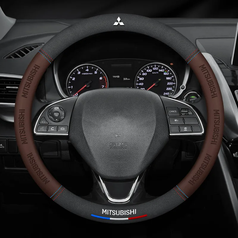 

Car printing steering wheel cover for Mitsubishi Ralliart Lancer Lancer EX Outlander lancer asx outlander pajero l200 galant
