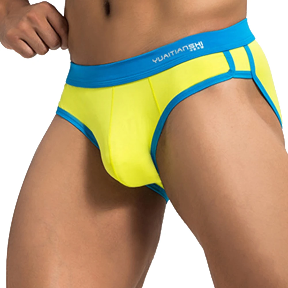 

Men Bikini Underwear Breathable Low-waist Panties For Man Sexy High Elastic Briefs Soft Pouch Underpants Calzoncillos Hombre