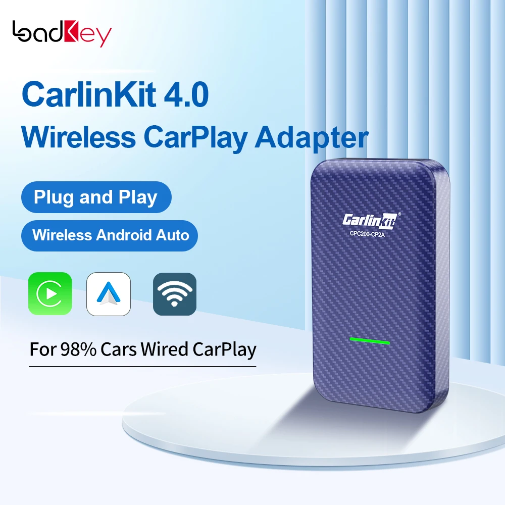 Carlinkit 4 беспроводной Android автомобильный ключ CarPlay для Passat Golf AUDI Opel Lexus Chevrolet Honda Renault