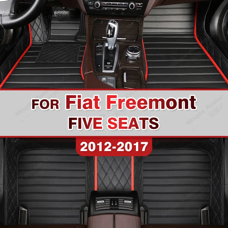 

Car floor mats for Fiat Freemont Five seats 2012 2013 2014 2015 2016 2017 Custom auto foot Pads automobile carpet cover
