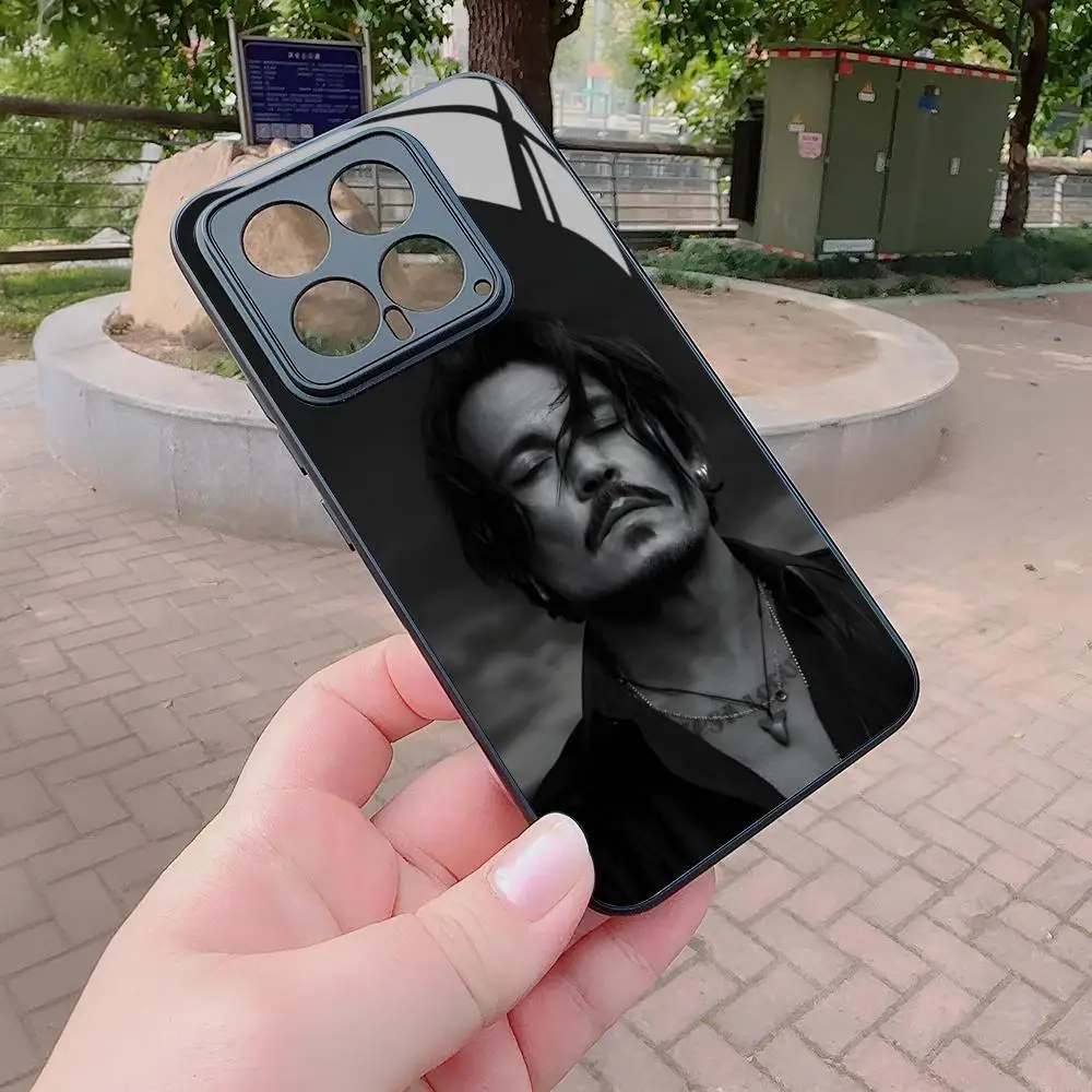 Johnny Depp Character Collage Phone Case for Xiaomi Redmi Note 13 12 11 10 13c 9t 12s 11s 12c Pro glass Cover