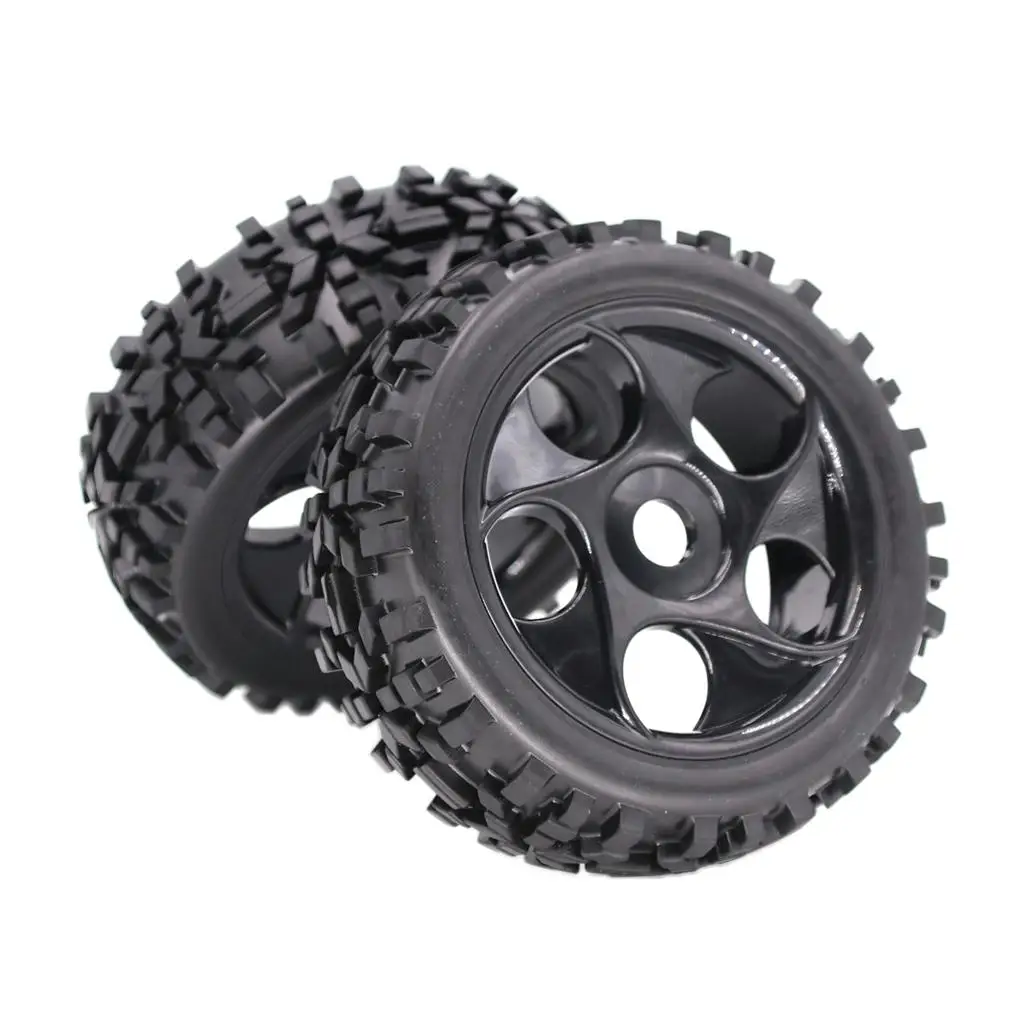 

118 мм колесные диски и резиновые шины для радиоуправляемого гоночного автомобиля 1/8 (комплект из 2)