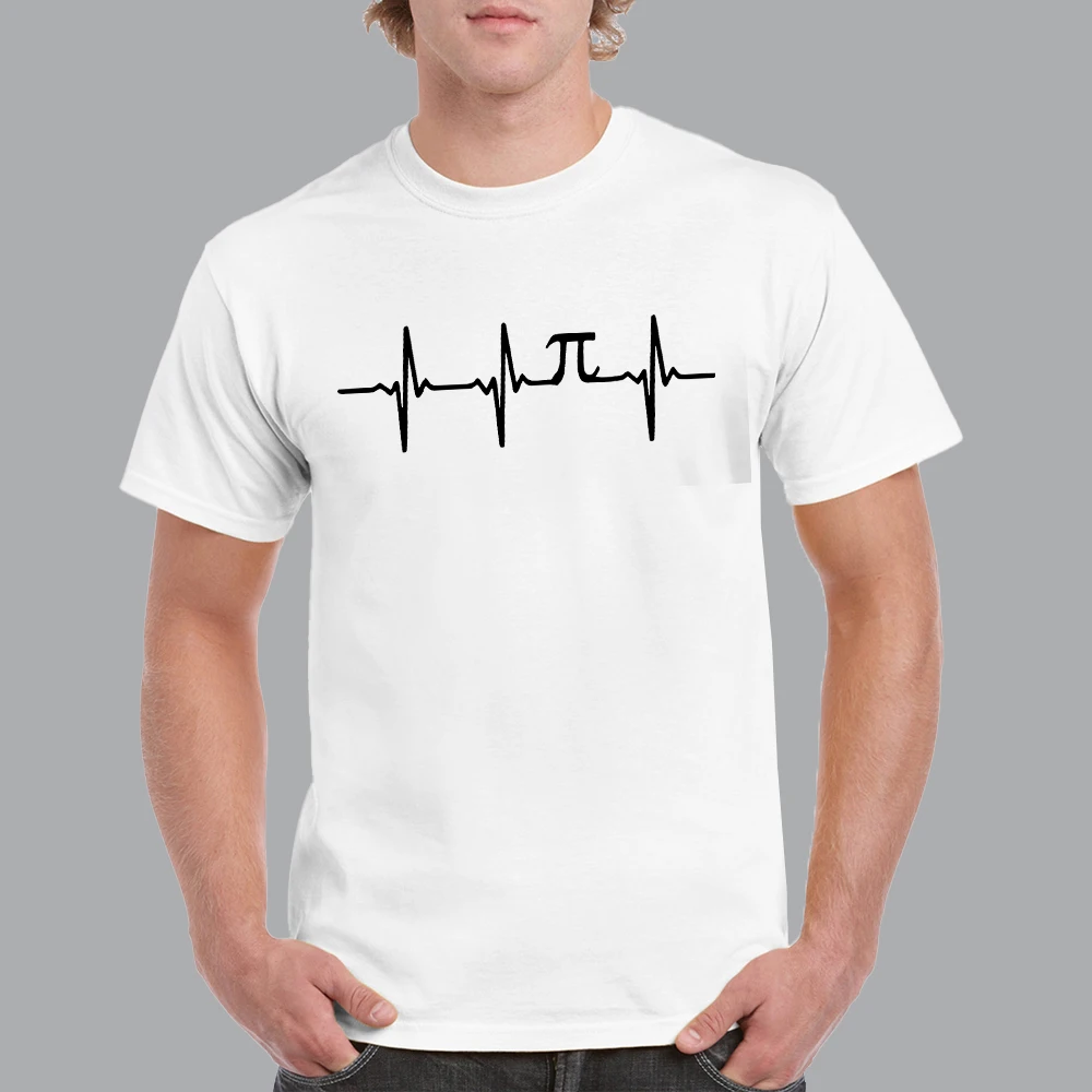 

Men's Brand EKG Print Design T-shirts Graphic Hip Hop Summer New Fashion Men T-shirts Streetwear High Quality Cotton T-Shirt Men