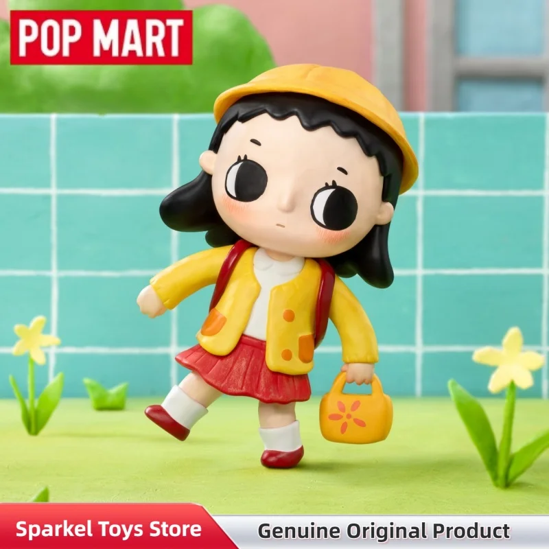 Фото Коллекционная фигурка POPMART Nyota X Chibi Maruko Chan: Слепая коробка-сюрприз, милая коллекционная фигурка, игрушка-подарок для взрослых №2